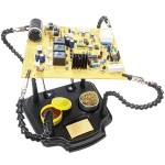 Tercera Mano con 4 Sujetadores Flexibles + Esponja de Latón y Pasta para Soldar, ZD-11M-1 - Image 3