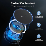 Cargador Inalámbrico Magnético 5VDC 2A, 15W, GAR281 - Image 3