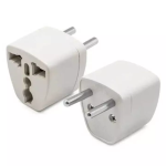 Adaptador Clavija Universal a Europeo 16A 250V, Color Marfil, P-522