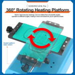 Plancha de Precalentamiento Separadora de Pantallas LCD de Teléfonos con Rotación de 360°, Sunshine S-918L Plus - Image 4