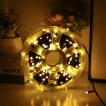 Serie de 340 Luces Navideñas Color Blanco Cálido de 50 Metros, 110VAC