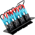 Panel con 4 Interruptores de 12VDC-24VDC ON-OFF para Carro - Image 2