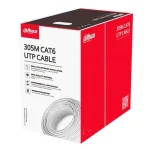 Bobina de Cable de Red para Interiores CAT6 de 8 Hilos, 100% Cobre, 305 mts, DAHUA DH-PFM920I-6UN-CN