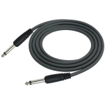 Cable de Audio de Plug 1/4 Macho a Plug 1/4 Macho, IC-241-6M/BK 24AWG