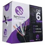 Bobina de Cable de Red para Exteriores con Doble Forro, CAT6 de 8 Hilos, 305 mts, SPRYWIRE