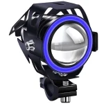 Faro Antiniebla LED Blanco/Azul para Motocicleta, U7/W/R