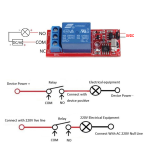 Módulo Relé de 1 Canal 5VDC con Control Remoto Infrarrojo - Image 5