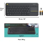 Teclado Inalámbrico en Español con Touchpad, Logitech K400 Plus - Image 4