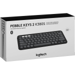 Teclado Bluetooth Multimedia en Español, Color Negro, Logitech Pebble Keys 2 K380S - Image 5