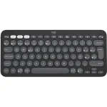 Teclado Bluetooth Multimedia en Español, Color Negro, Logitech Pebble Keys 2 K380S