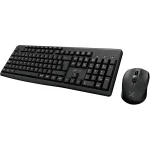 Combo de Teclado Multimedia en Español + Mouse Óptico Inalámbrico, XTech XTK-311S