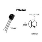 Transistor 2N2222A NPN, 40V 0.6A TO-92 - Image 2