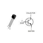 Transistor 2N5401 PNP 160V, 0.6A TO-92 - Image 2