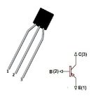 Transistor Bipolar (BJT) A1015 PNP, 50V 150mA TO-92 - Image 2