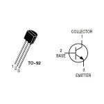 Transistor BC548 NPN, 30V 0.1A TO-92 - Image 2