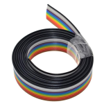 Cable Ribbon de 40 Hilos 28 AWG para Proyectos de Electrónica, por Metro
