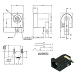 Plug de Poder Hembra para PCB 3.5X1.3MM - Image 4