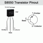 Transistor S8550 PNP, 0.5A 40V 625mW TO-92 - Image 2