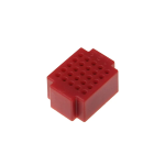Mini Protoboard de 25 Puntos, Color Rojo, ZY-25