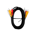Cable 3 RCA Macho a 3 RCA Macho, 1.8 Metros, V-175 6FT