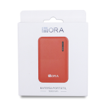 Power Bank 5000 mAh 18.5W, 5VDC 2.1A, 10.5W, Color Rojo, GAR103
