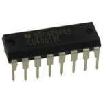 Circuito Integrado CMOS Demultiplexor 8 Canales CD4051BE