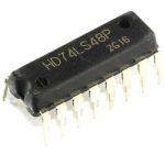 Decodificador de BCD para Display 7 segmentos cátodo 74LS48 TTL