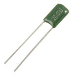 Capacitor de Poliéster 2A203J (20000pf, 20nf, 0.02uf) 100V