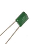 Capacitor de Poliéster 2A103AJ (10000pf, 10nf, 0.01uf) 100V