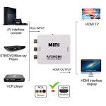 Adaptador Convertidor RCA a HDMI con Audio y Video - Image 2