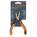 Mini Pinza de Punta Curva 5", Mango Comfort Grip, Truper