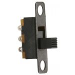 Micro Switch Deslizable de 1 Polo, 2 Tiros, 2 Posiciones