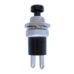 Switch Pulsador NC, Color Negro