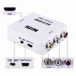 Adaptador Convertidor RCA a HDMI con Audio y Video