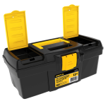 Caja Negra para Herramientas con Compartimentos 13", Pretul
