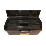 Caja Negra Para Herramientas con Compartimentos 16", Pretul - Image 2