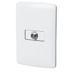 Placa Armada con Entrada TV Color Blanco Volteck
