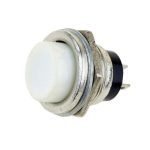 Switch Push Boton N/A Color Blanco 3A 125V