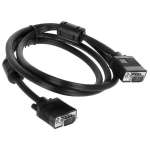 Cable VGA para Proyector 1.8 mts, Color Negro