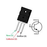 Transistor TOSHIBA PNP 2SA1943 Bipolar, 230V 15A 150W, TO-3PL - Image 2