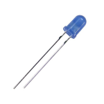 Led Normal Difuso Azul 3mm, 3.2-3.4V 20mA