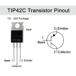 Transistor TIP42C PNP 100 V 6A 65W TO-220 - Image 2