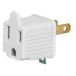 Adaptador 3 a 2, Color Blanco