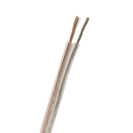 Cable para Bocina Transparente Calibre 22 AWG, por Metro