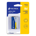 Batería Zinc-Carbón 9V Blíster, Volteck