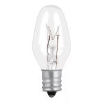Foco Incandescente 125VAC 7.5W, Color Blanco Cálido