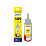 Tinta Original Epson T664 de 70ml, Color Amarillo