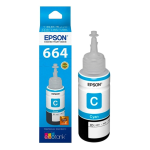 Tinta Original Epson T664 de 70ml, Color Cyan