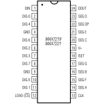 Circuito Integrado MAX7219 Controlador 64 Led - Image 2