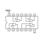 Compuerta Lógica OR Positiva de 2 Entradas, 74LS32 TTL - Image 2